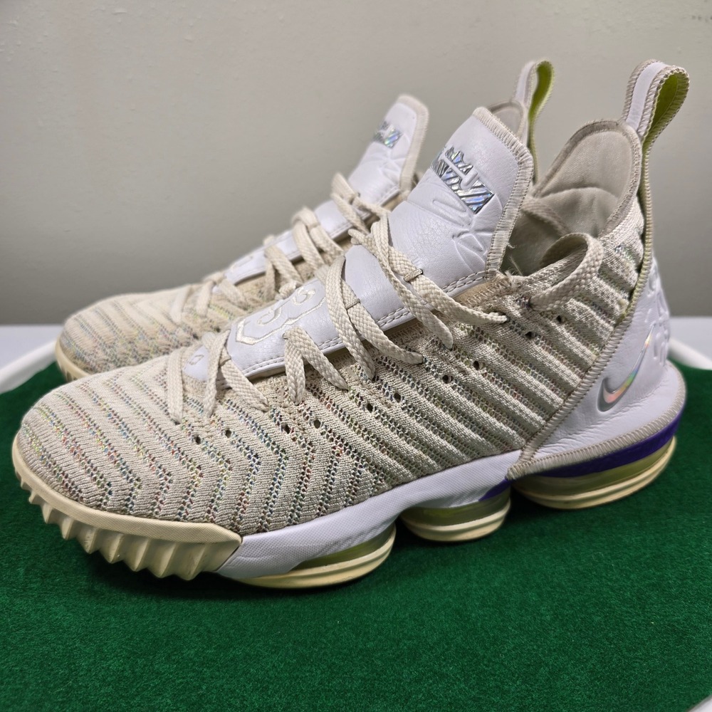Nike LeBron 16 Im King Phantom Basketball Sneakers Mens 9.5 Gold AO2588-102